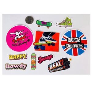 Skater Stickers, Food & Tech, Vinyl
